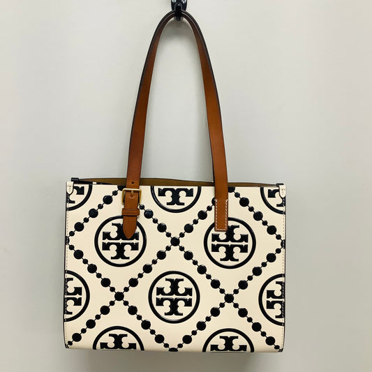 Tory Burch T Monogram Contrast Embossed Tote
