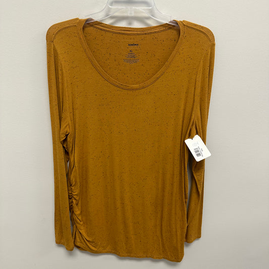 Maternity Sonoma XL Yellow Long Sleeve Top