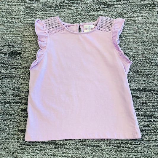 Kids BTween ruffle tank size 12 purple