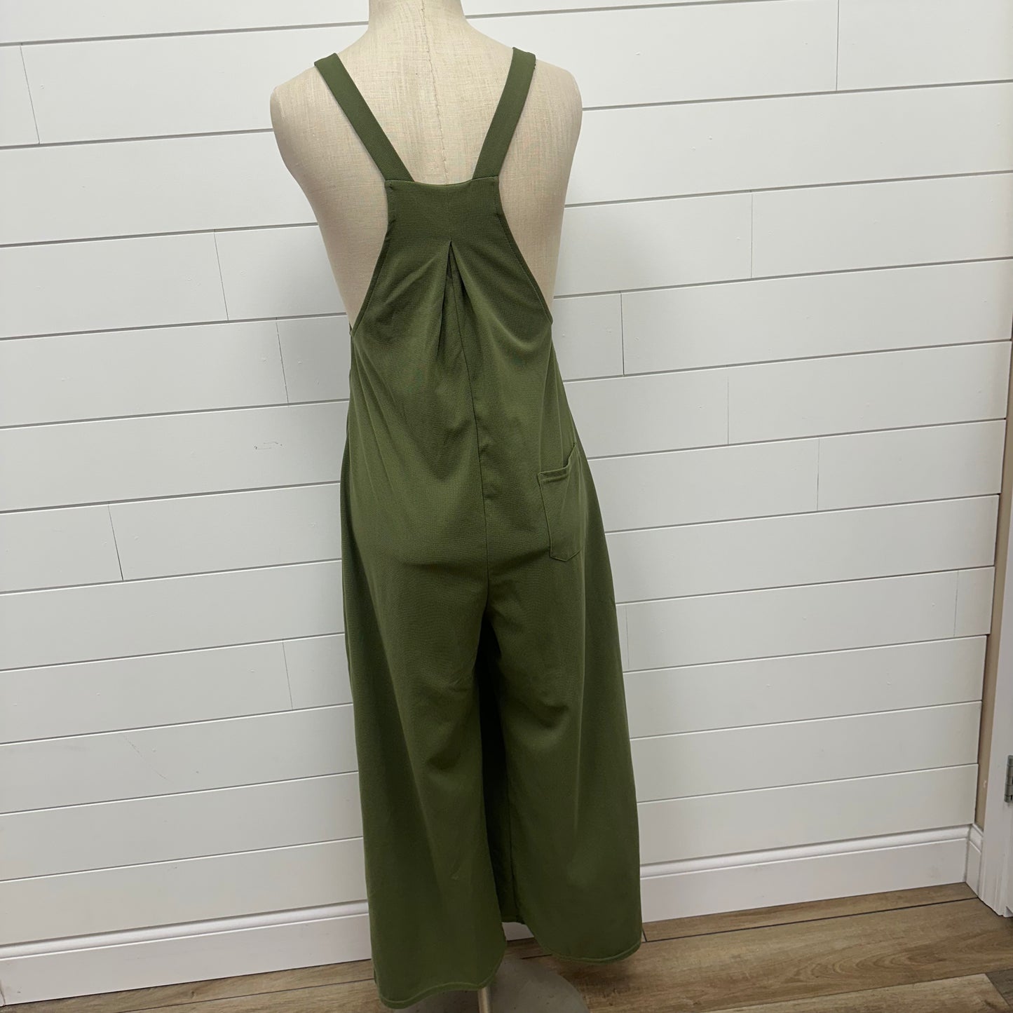 Halara S Green Jumpsuit