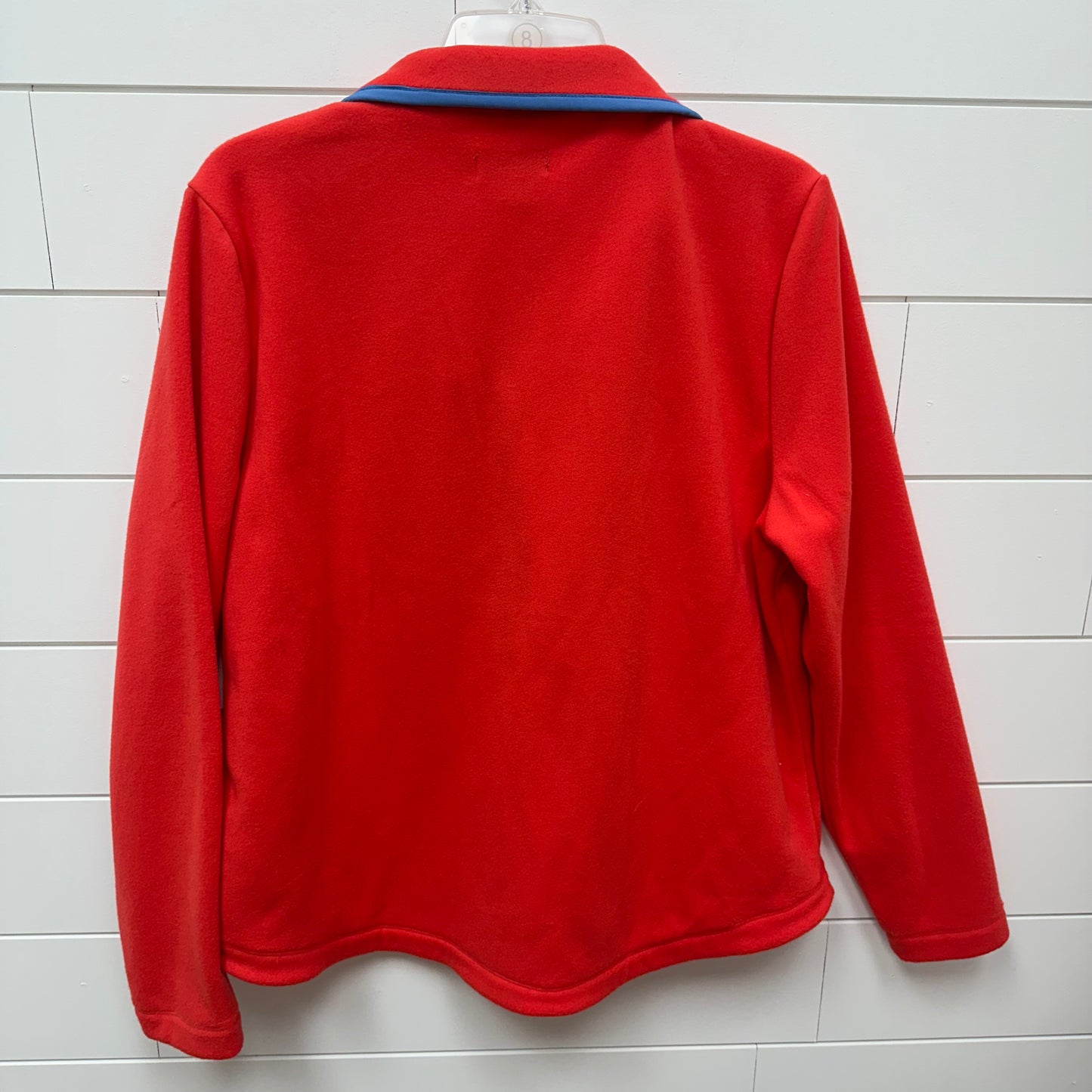 NWT Vineyard Vines Large Red Harbor Fleece Pullover