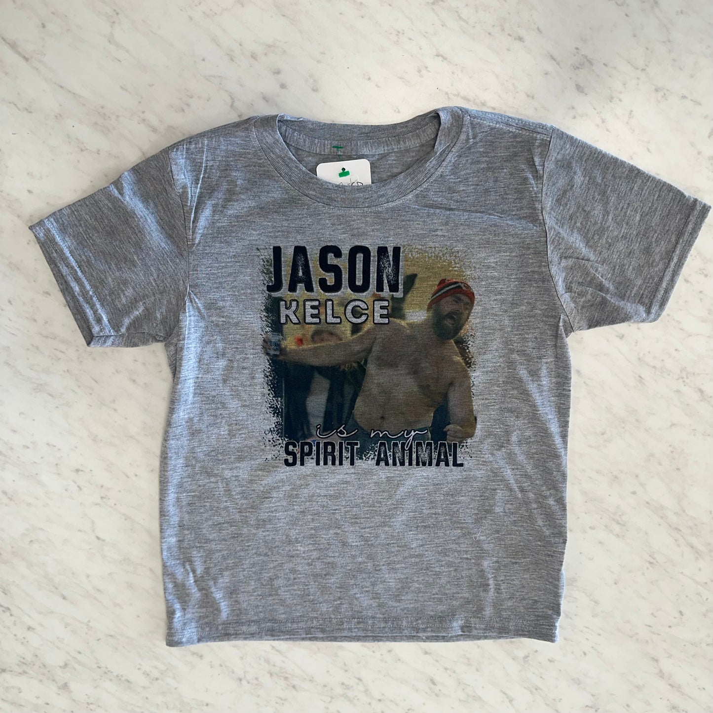 Boy’s 5 Grey Graphic Tee