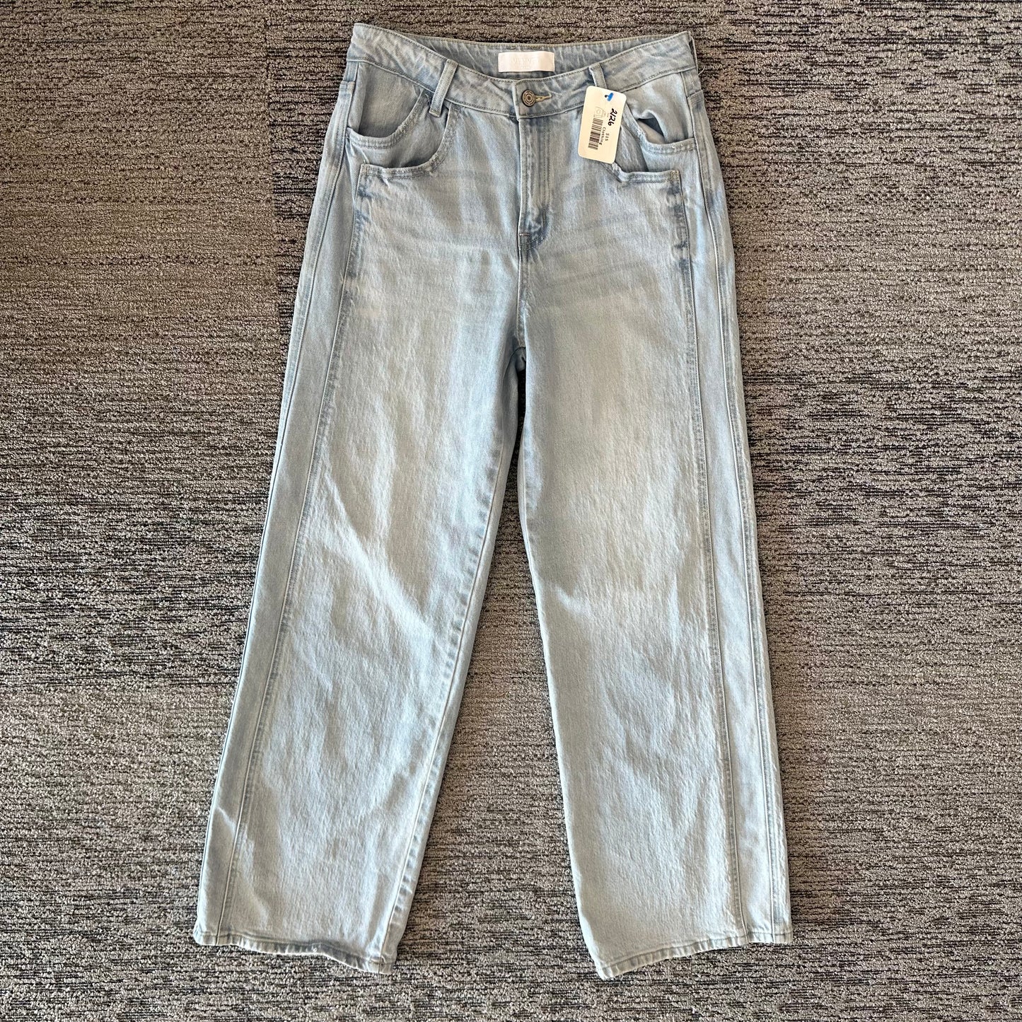 Vervet 26/2 Super High Rise Baggy Wide Leg Jeans
