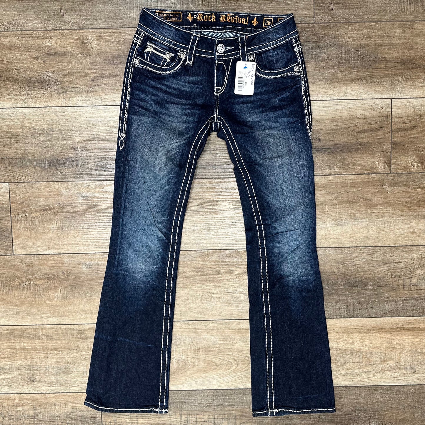Rock Revival 26 Shelly Boot Dark Wash Jeans
