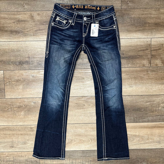 Rock Revival 26 Shelly Boot Dark Wash Jeans