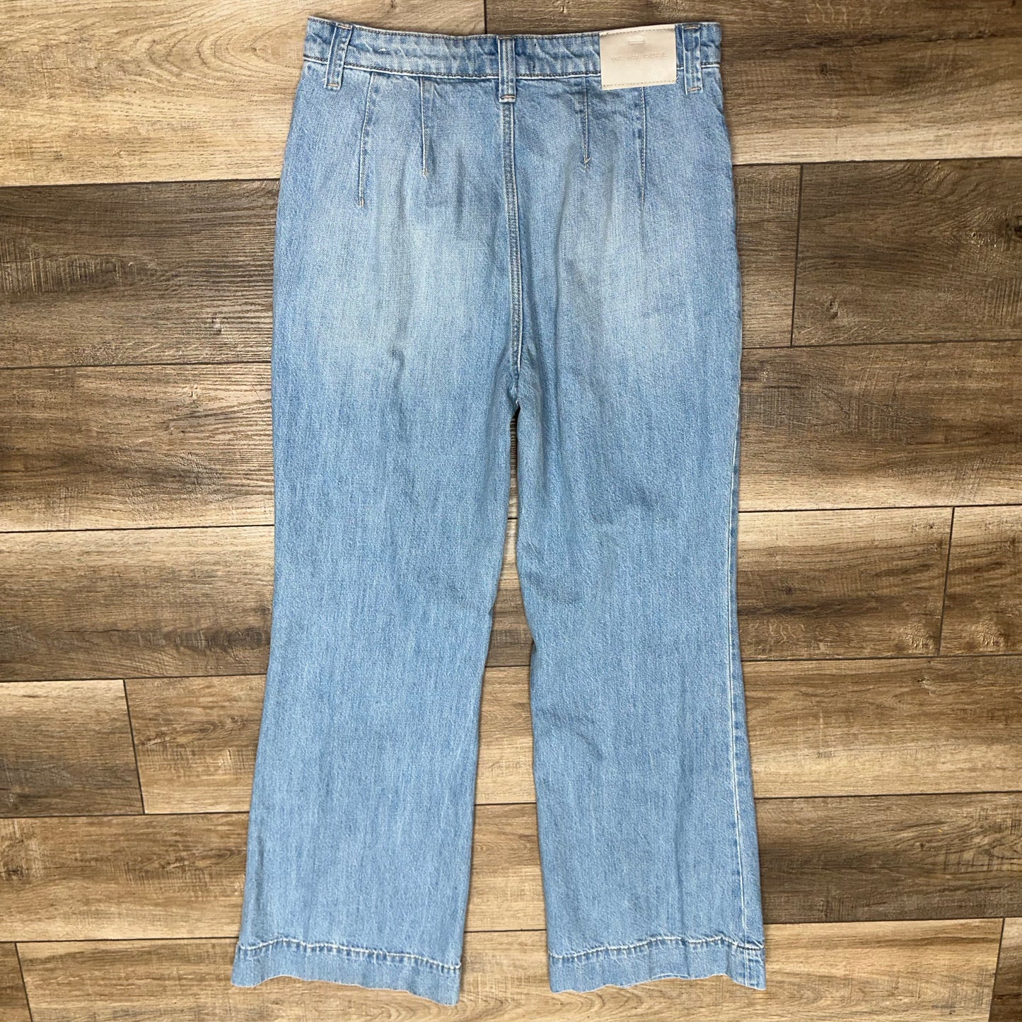 Free People 29 Wide Leg Buttoned Up Jeans