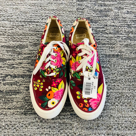 Girls Floral Keds size 3.5