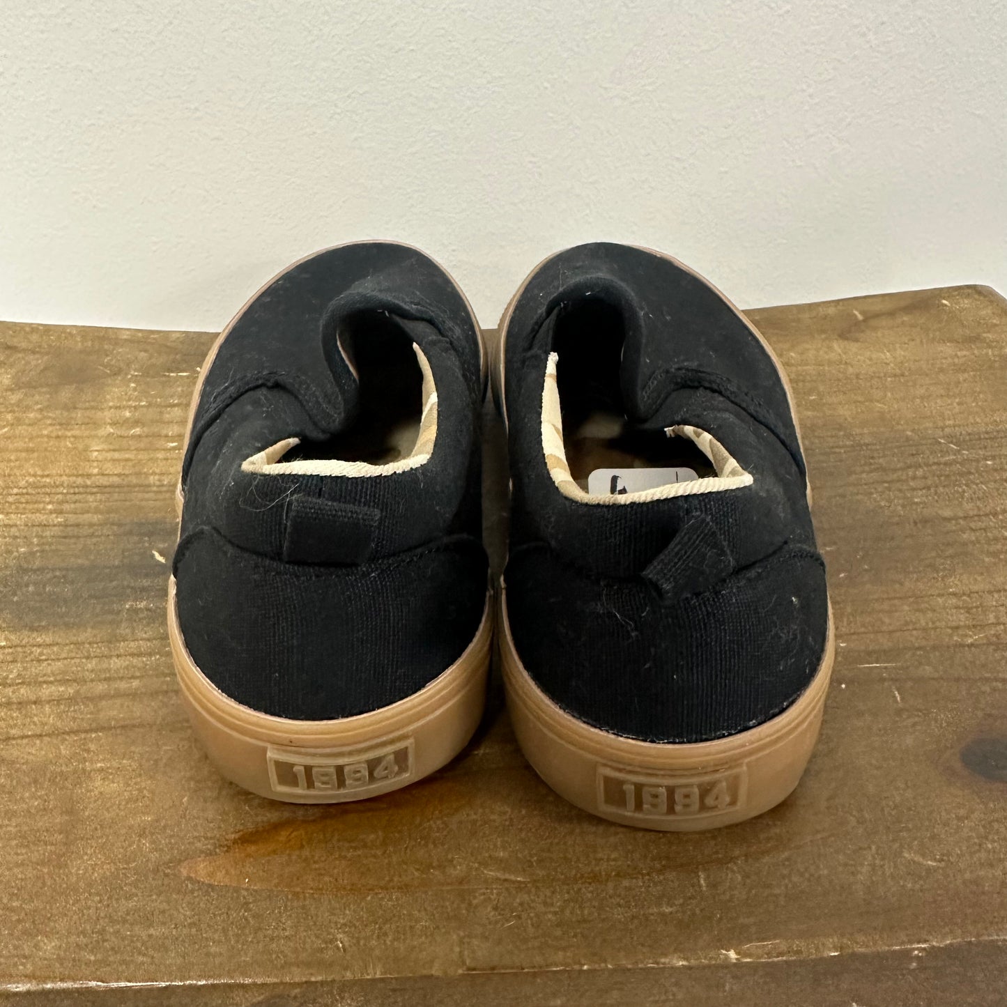 Kids Old Navy 12 Black/Brown Slip On Shoes