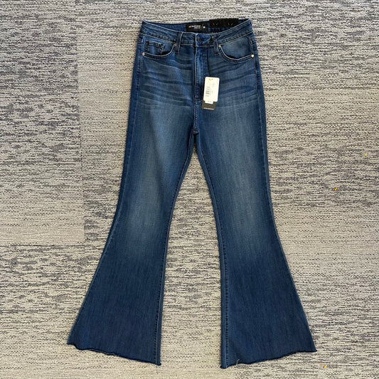 NWT JustBlackDenim 28/6 Flare Dark Jeans