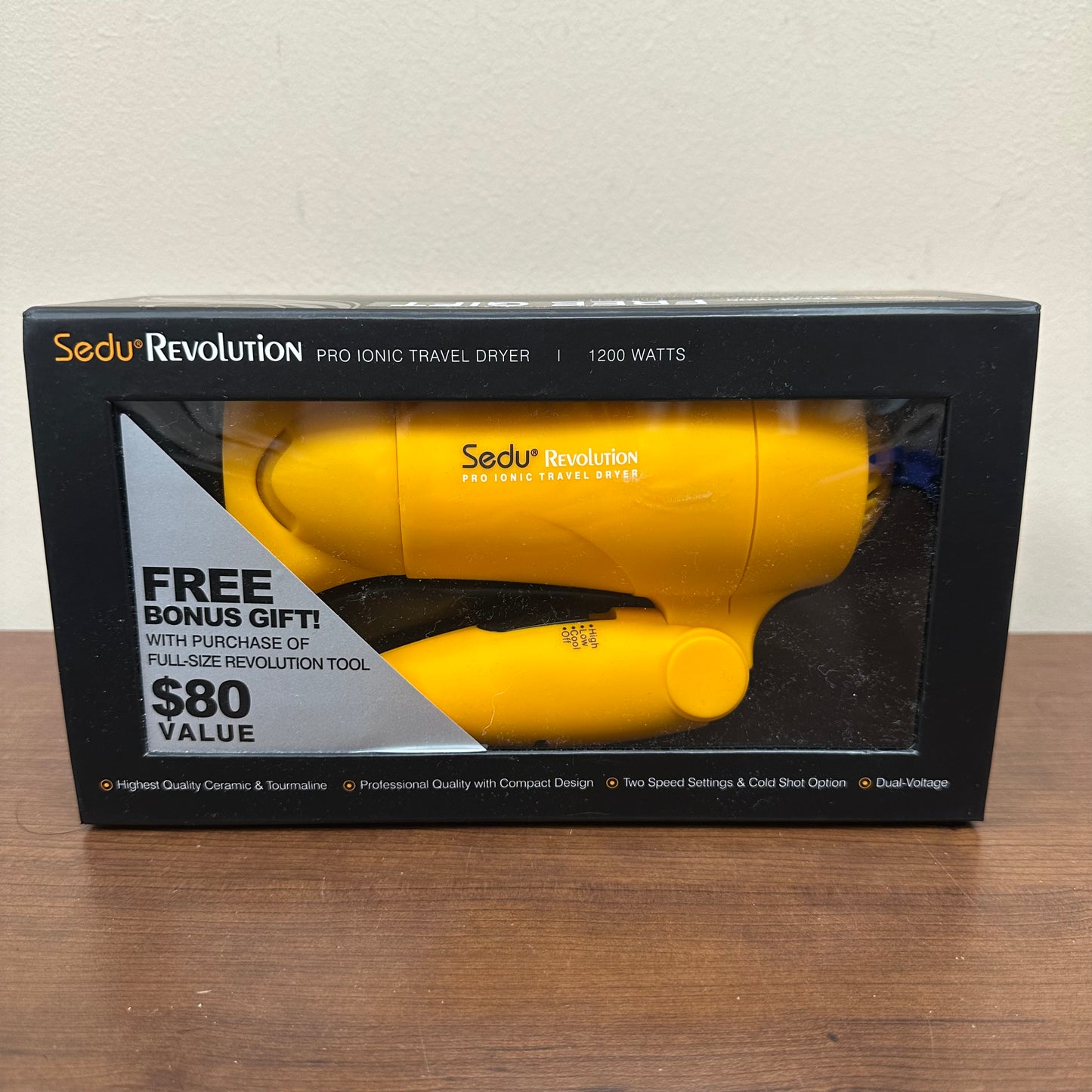 Sedu Revolution Pro Ionic Travel Dryer