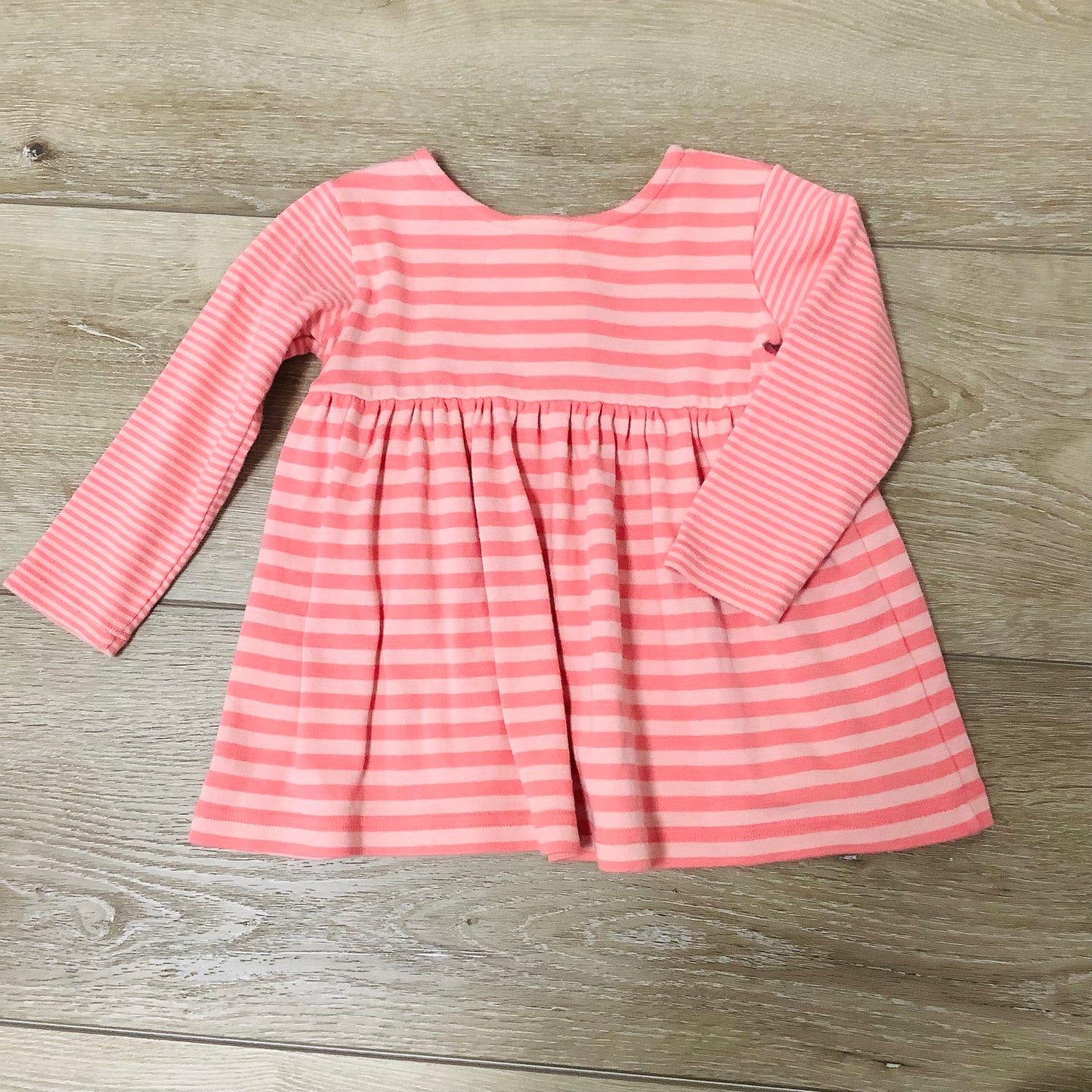 Hanna long sleeve pink striped shirt size 3
