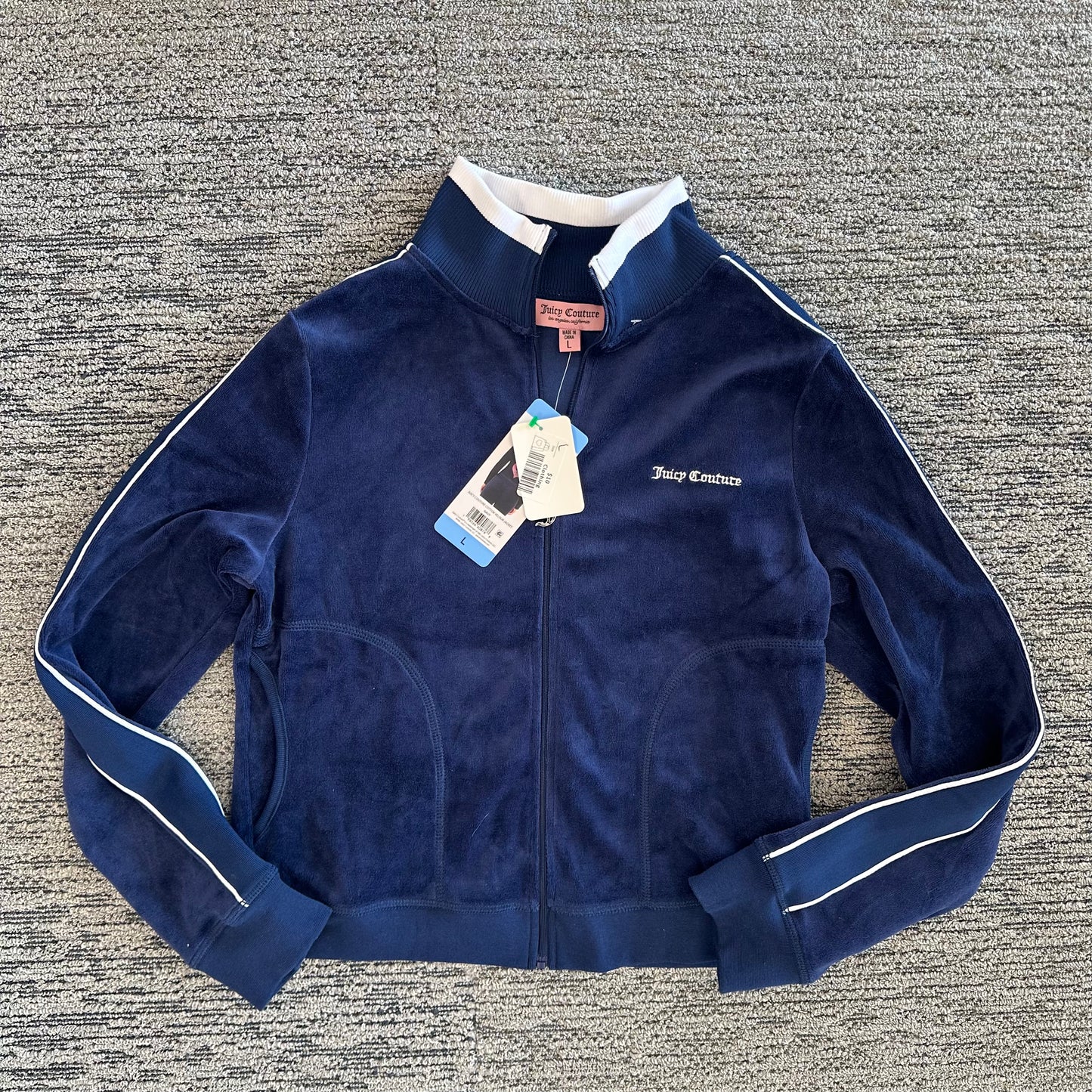 NWT Juicy Couture L Navy Jacket
