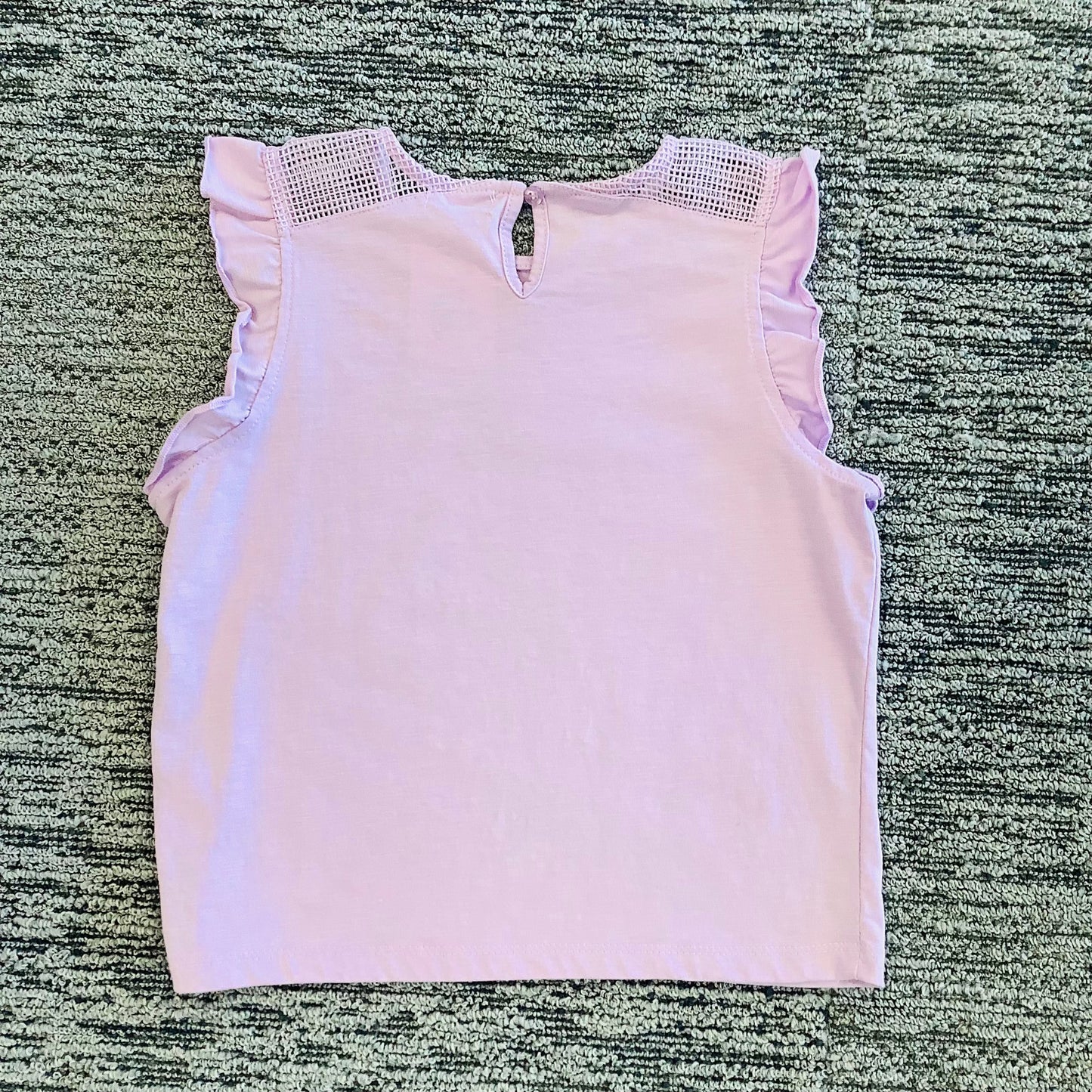 Kids BTween ruffle tank size 12 purple