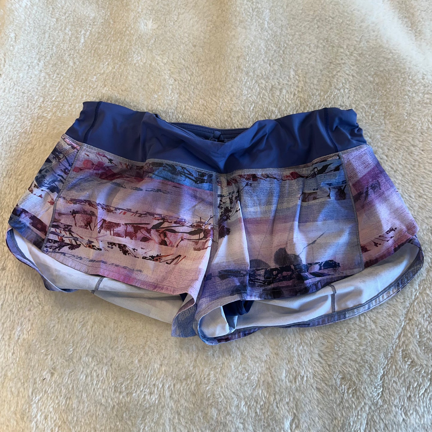 Lululemon 10 Purple/Multicolor Shorts