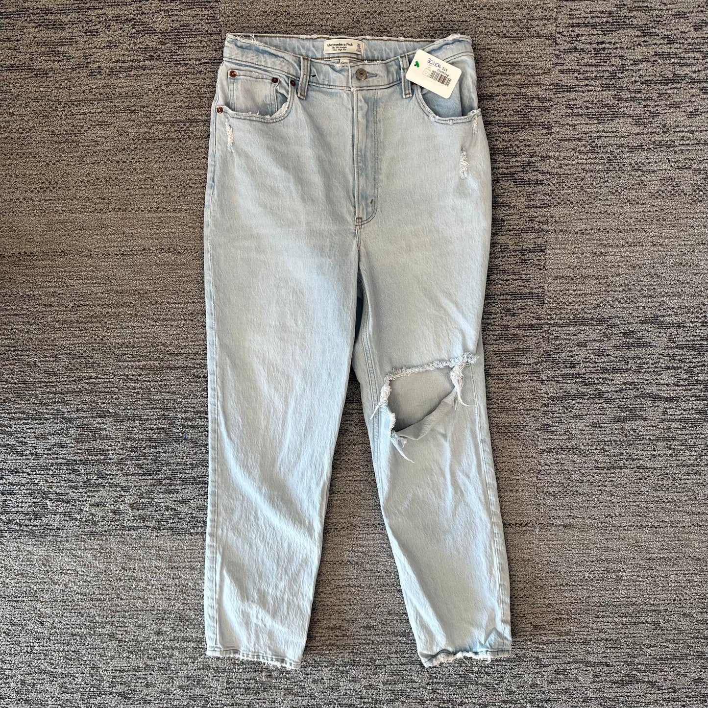 Abercrombie & Finch 10/30 90s Straight High Rise Jeans