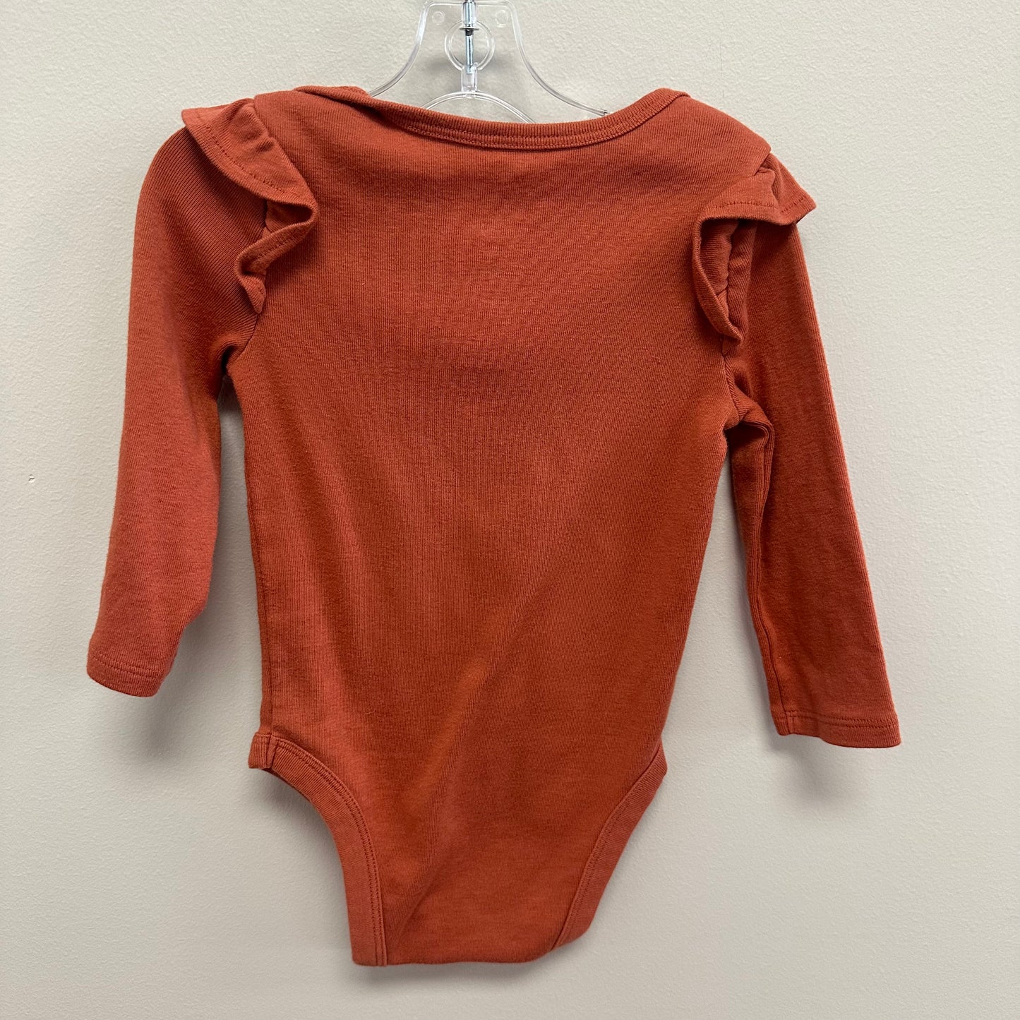 Baby Jumping Beans 12M Burnt Orange “Lil Sis” Onesie
