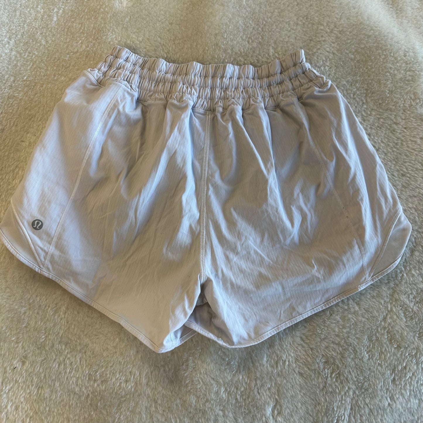 Lululemon 4 White Shorts