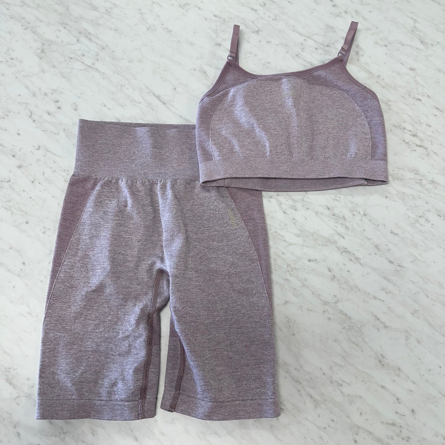 GymShark S Mauve Active Set