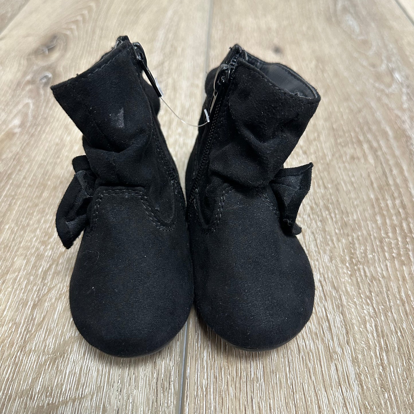 Baby Wonder Nation 4 Black Bow Booties