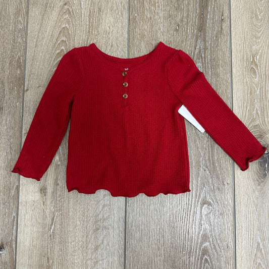 Baby Cat & Jack 18M Red Long Sleeve Top