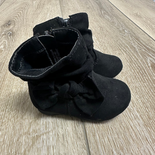 Baby Wonder Nation 4 Black Bow Booties