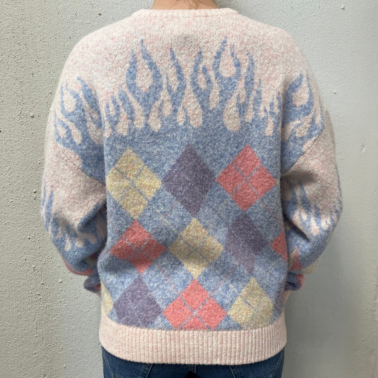 Teddy Fresh S Multicolor Buttoned Up Sweater