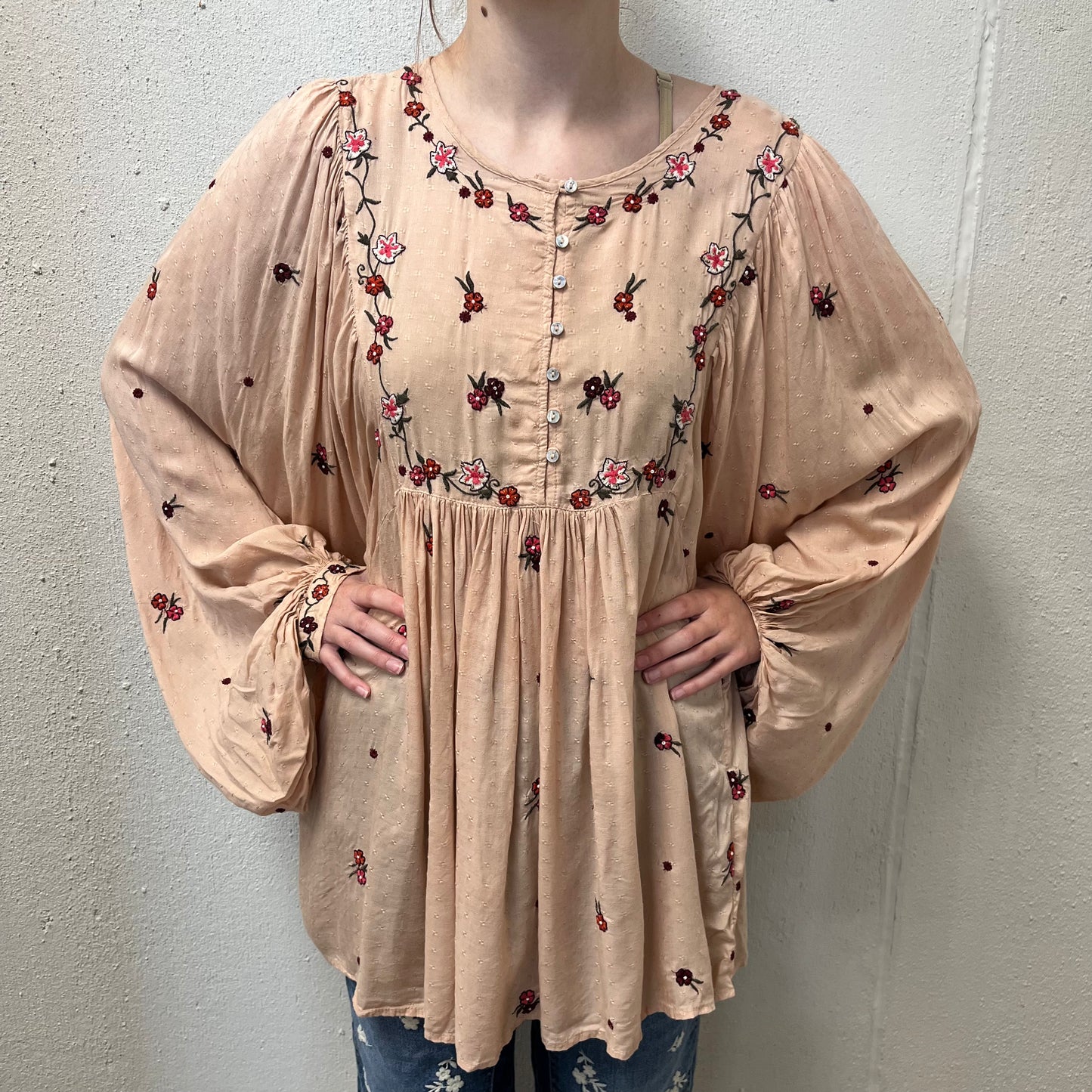 Free People M Kiss from a Rose Tunic