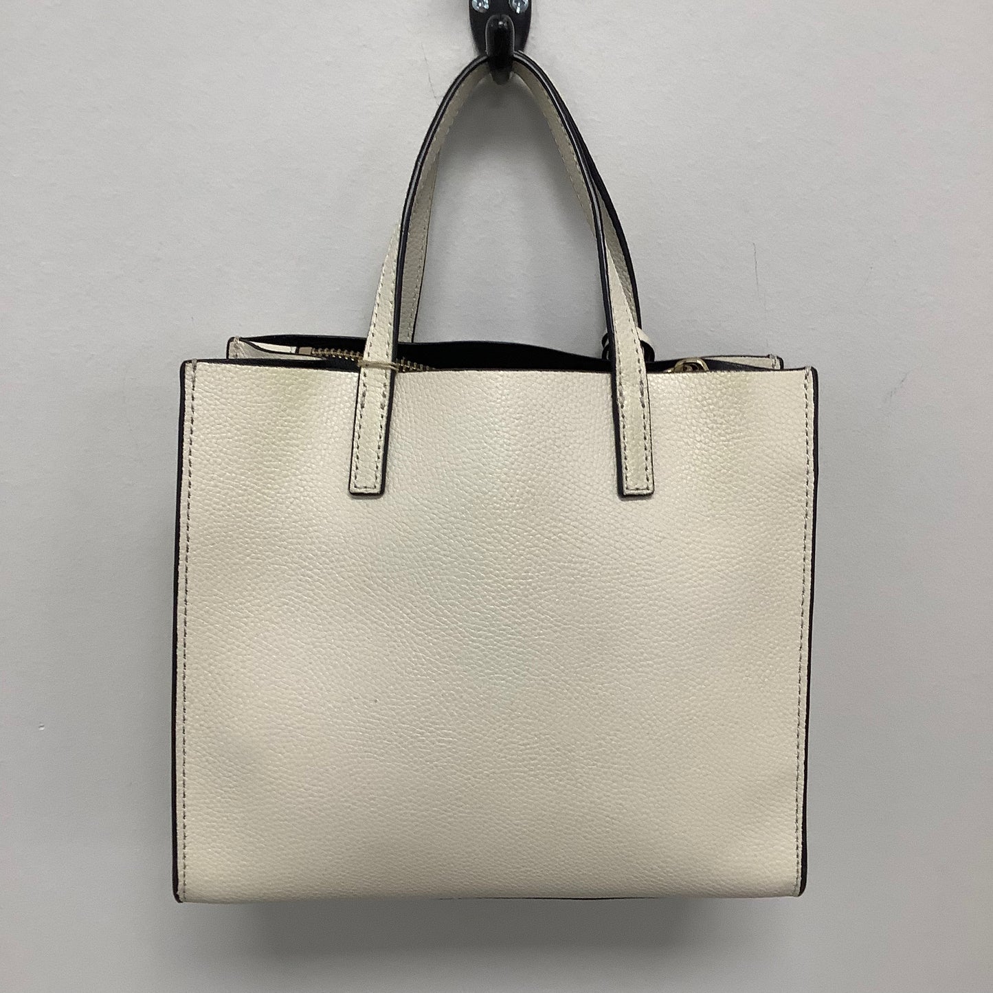 Marc Jacobs small ivory satchel with 2 long straps