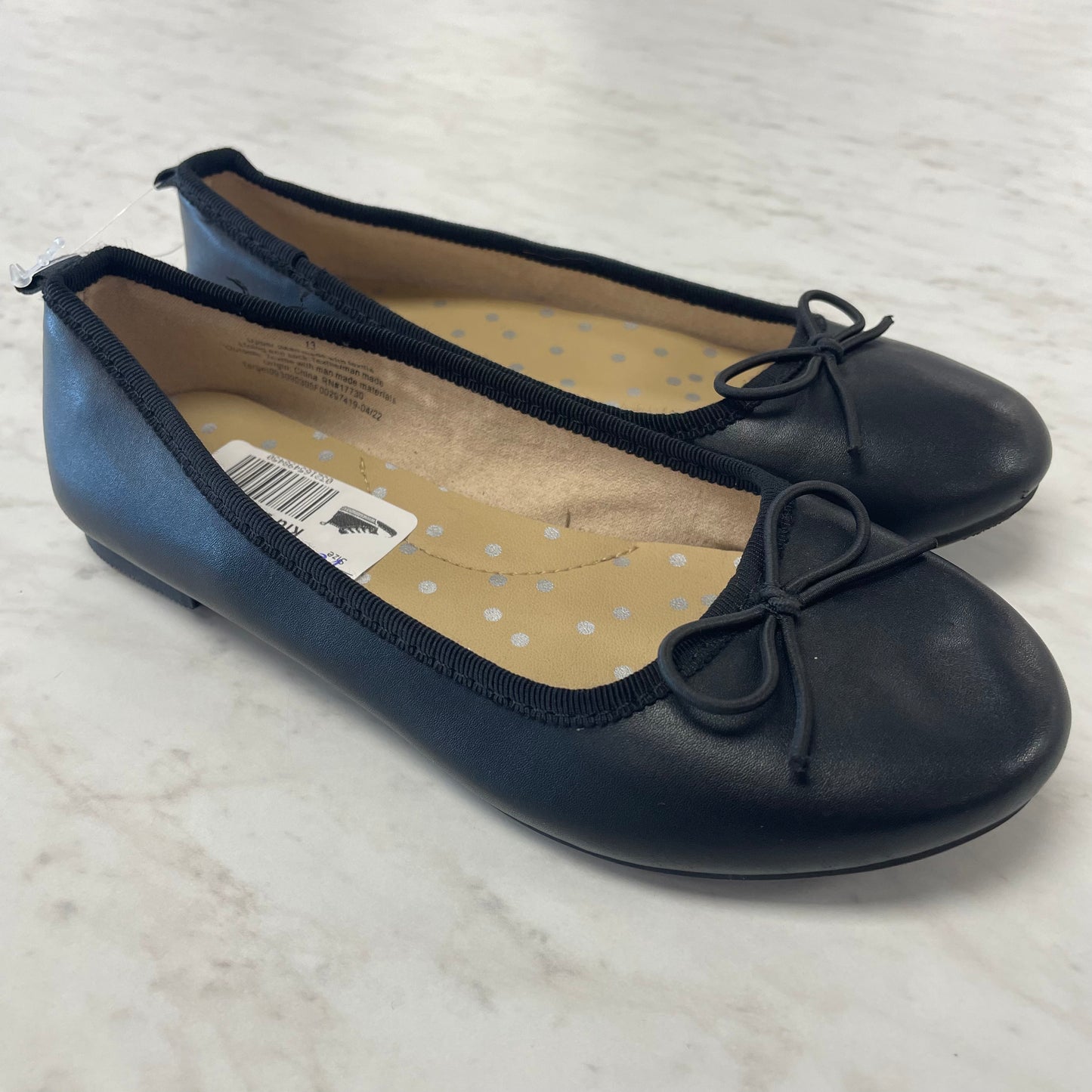 Cat and Jack flats size girls 13