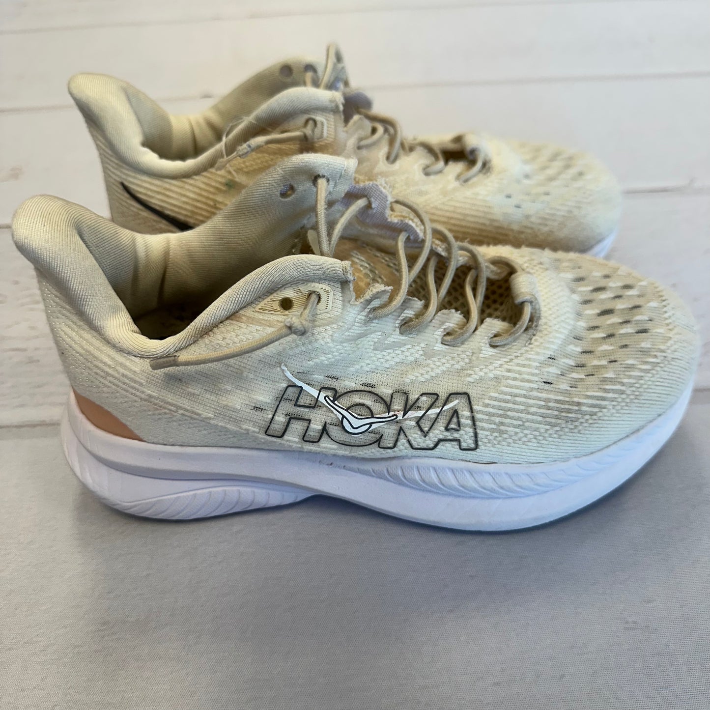 Girls HOKA 13 Offwhite Shoes