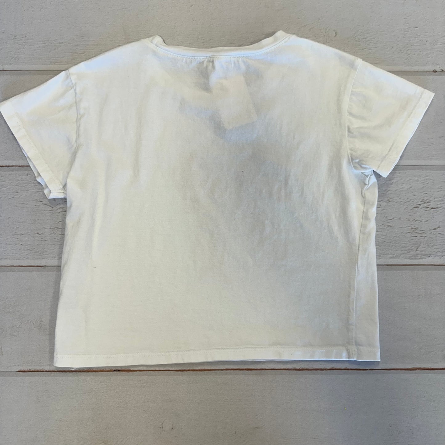 Girls Love Dazed 7 White Bow Tee