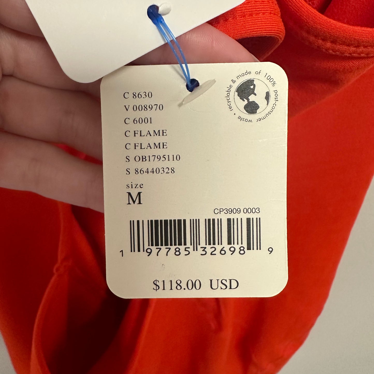 NWT Free People M Flame Jumpsuit