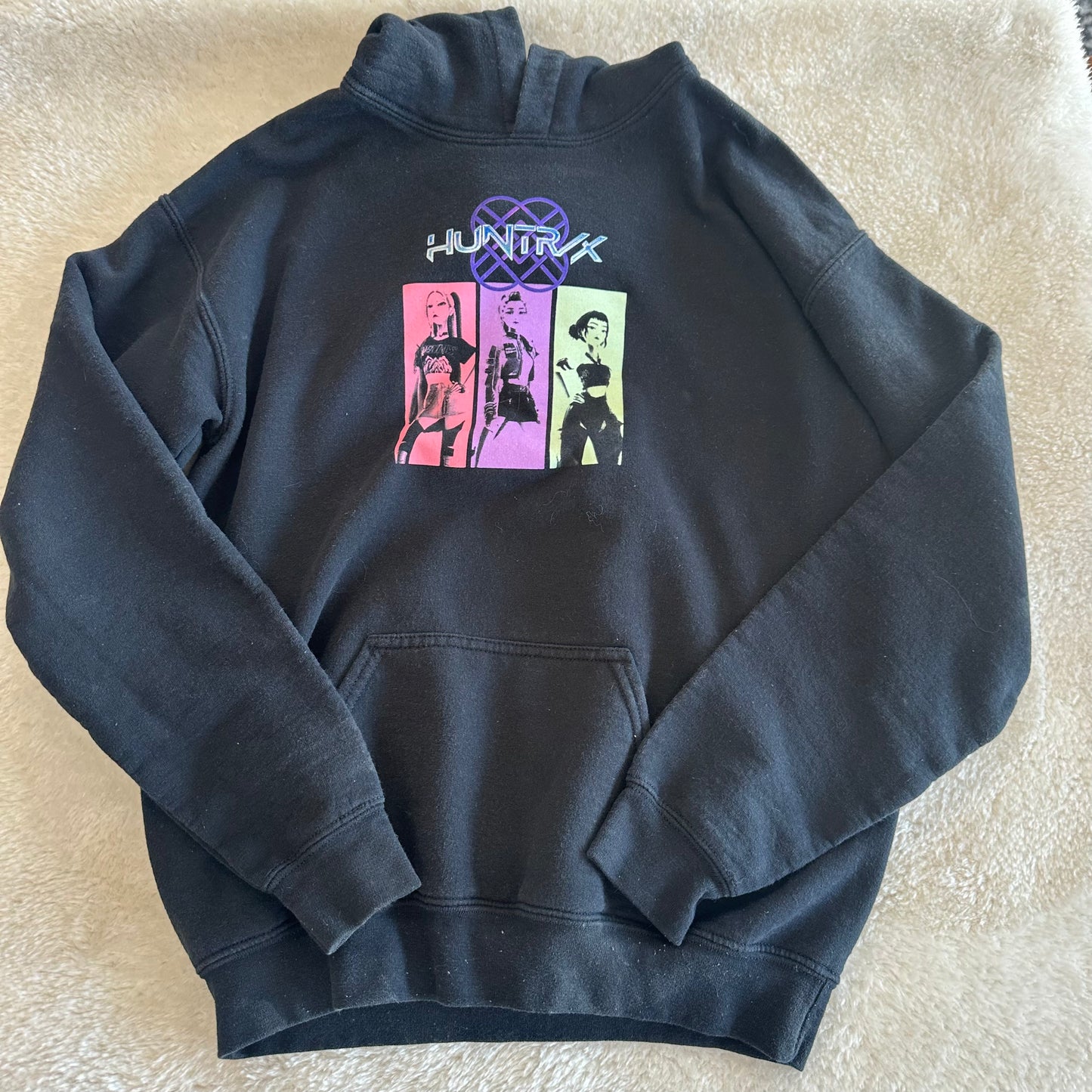 Girls Netflix XL(12) Black HunterX Hoodie