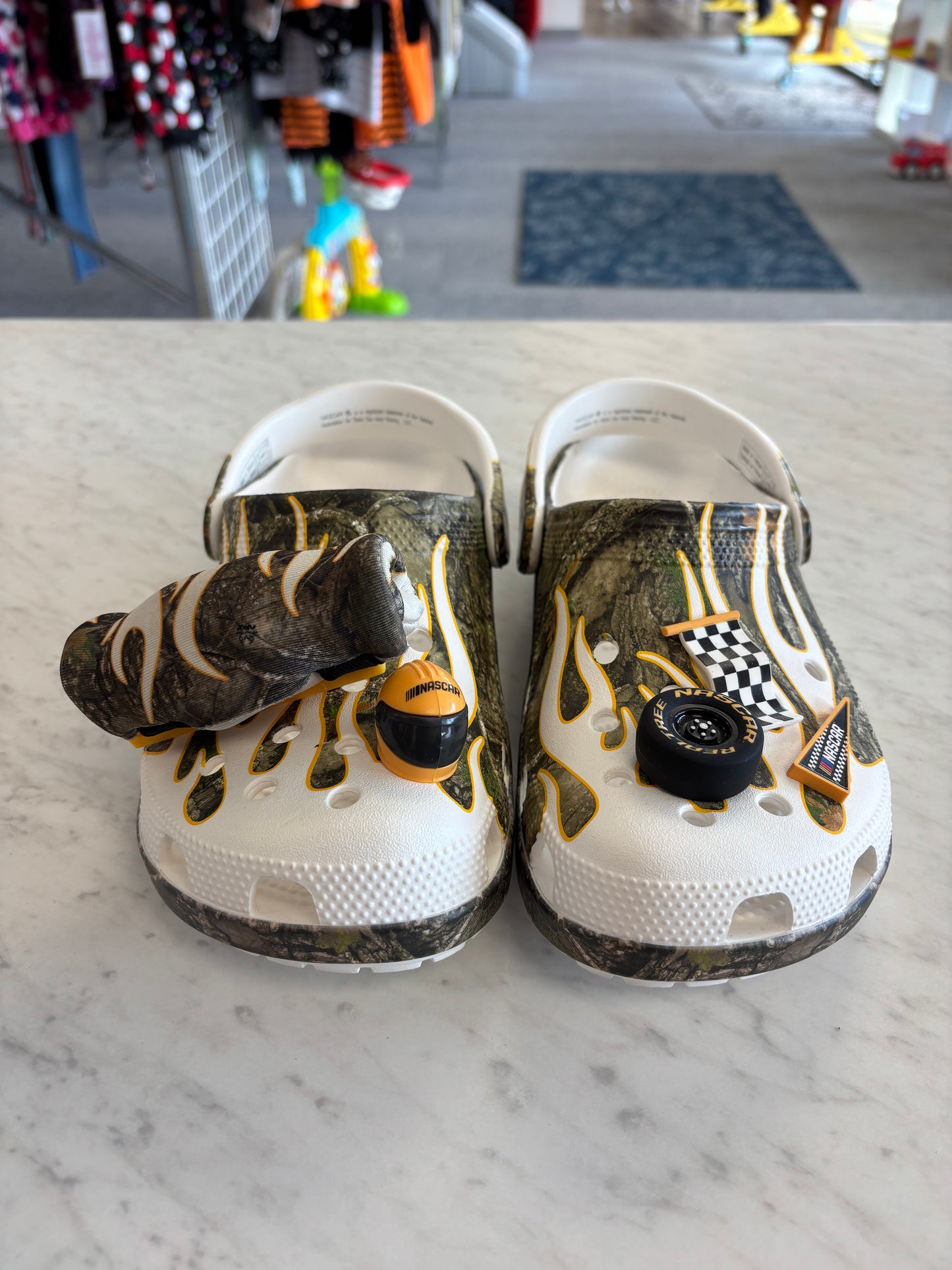 Crocs NASCAR size 8