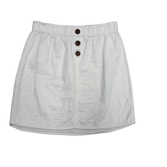 Miami Medium white denim skirt