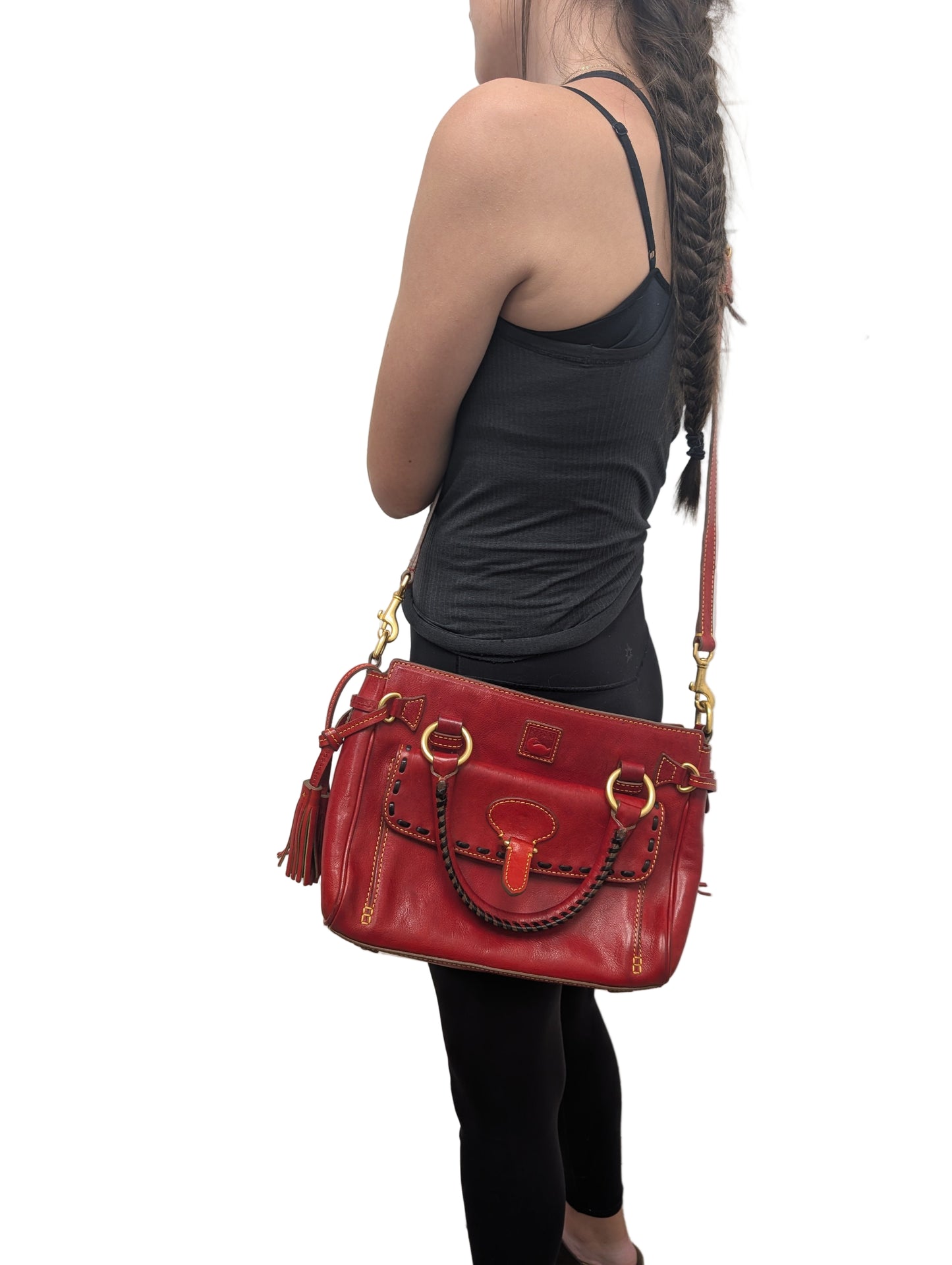Dooney & Bourke Red Leather Bag