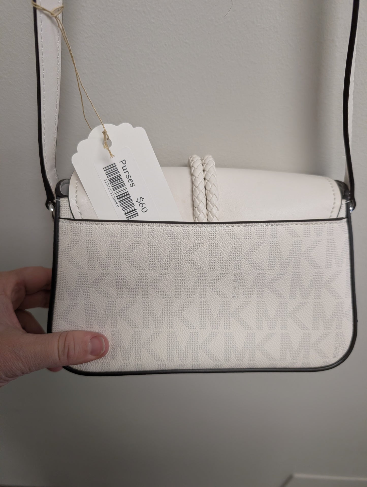 Michael Kors East West Mini Leather Sling Crossbody Purse