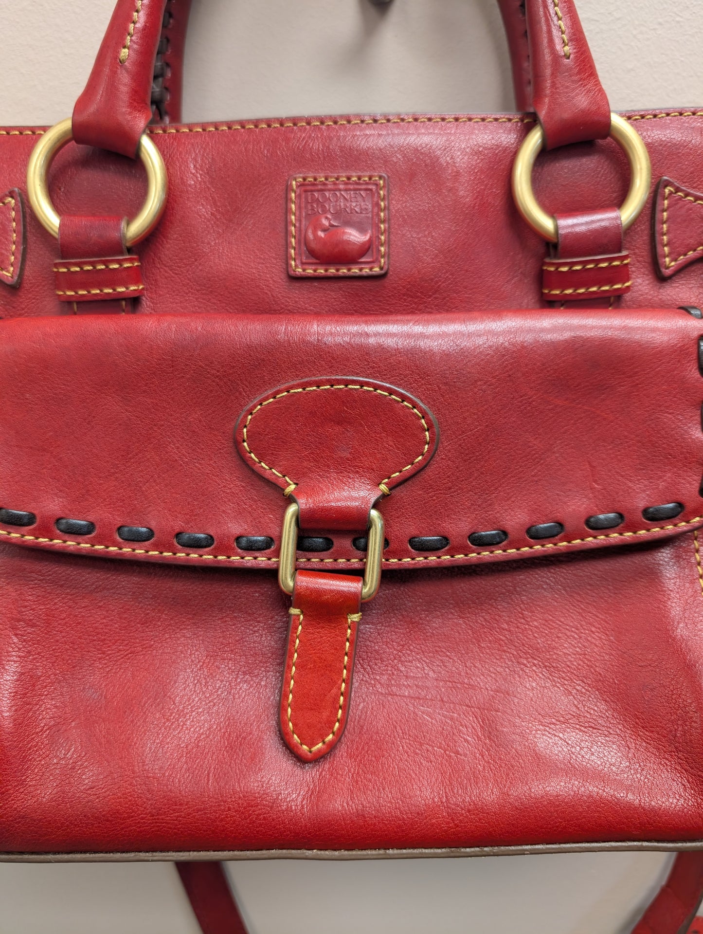 Dooney & Bourke Red Leather Bag