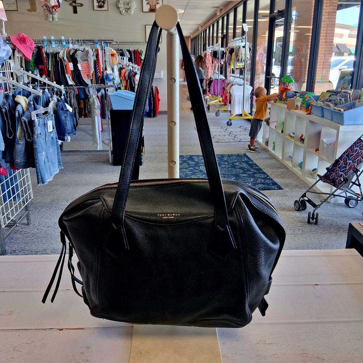Tory Burch Perry large leather handbag