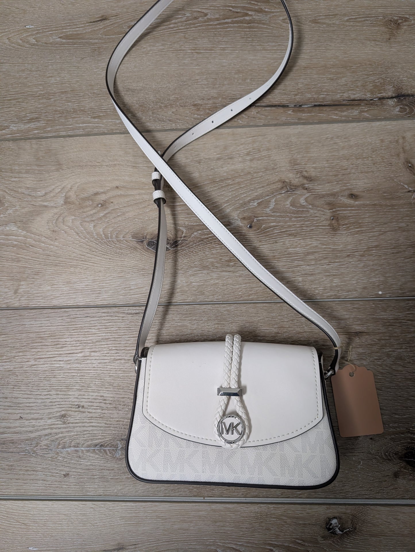 Michael Kors East West Mini Leather Sling Crossbody Purse