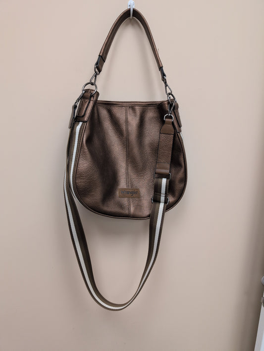 Wrangler Hobo Bag with Striped Shoulder Strap